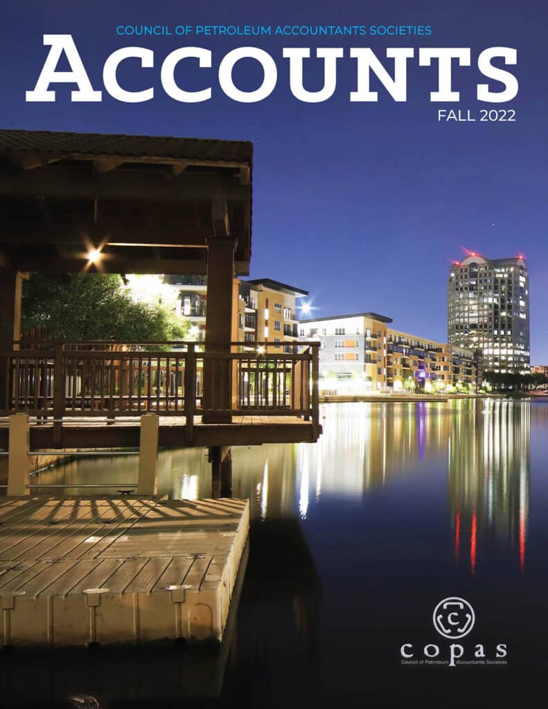 Fall 2022 - 1 - Council of Petroleum Accountants Societies Fall 2022 - COPASFall 2022Virtual COVER - Council of Petroleum Accountants Societies