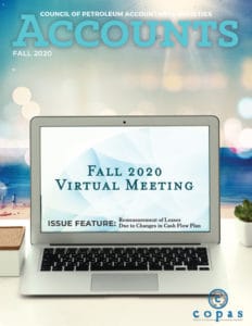 Fall 2020 - Fall 2020 Cover - Council of Petroleum Accountants Societies