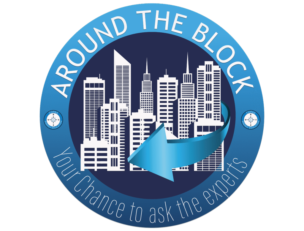 AROUND THE BLOCK - 1 - Council of Petroleum Accountants Societies Around the block logo